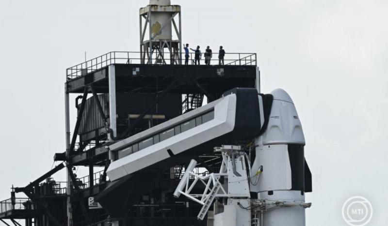 A SpaceX űrrakéta indítását elhalasztották.